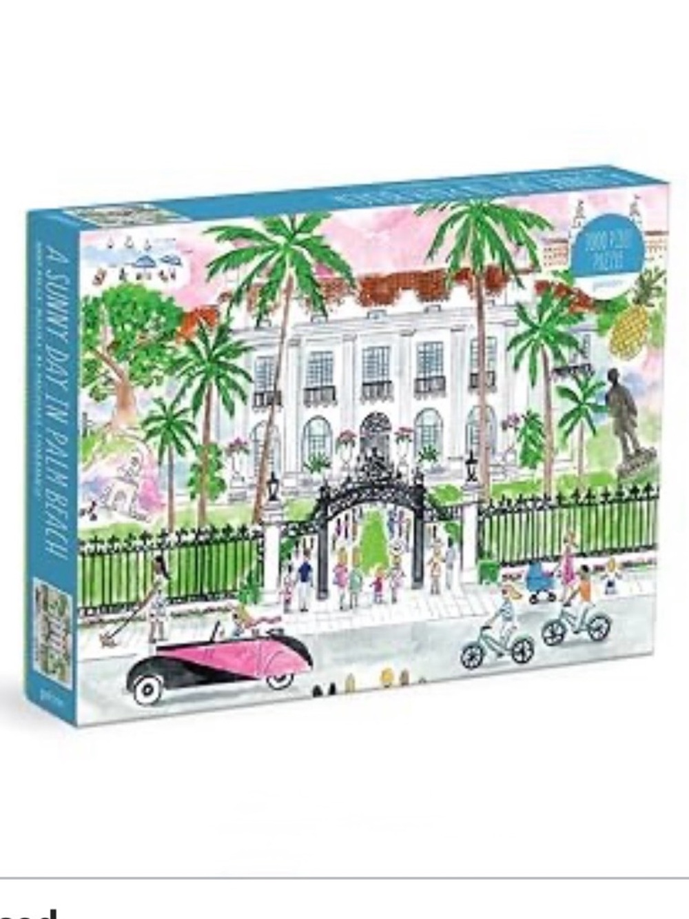 NEW! Galison A Sunny Day in Palm Beach HTF